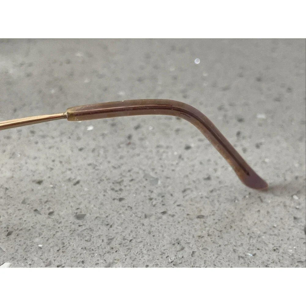 La Strada Eyeglasses Frames ONLY 118 0N3S Gold Metal 54-16-140 Full Rim pink